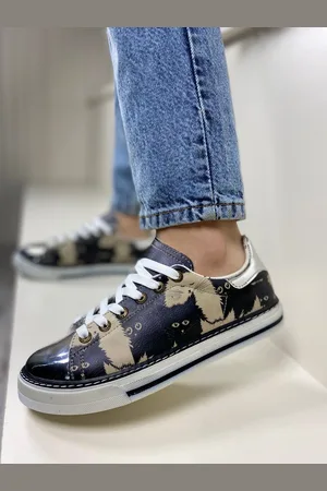Goby Ocelot - Sneakers - Sneaker - Damessneaker - Damessneakers - Hoge kwaliteit - Handmade - Kattenprint