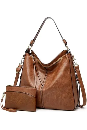 Merkloos Handtas-Mevrouw-schoudertas-retro-stijl-inclusief portemonnee-Handtas