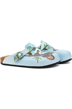 Goby Panda - Clogs - Slippers - Slipper - Klompen - Hoge kwaliteit - Handmade - Pandaprint