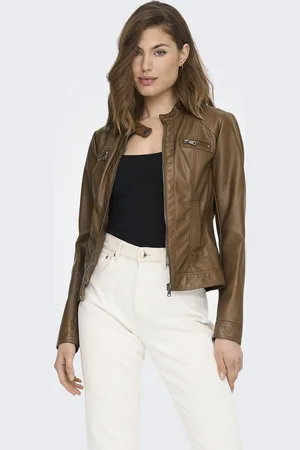ONLY Jas Onlbandit Faux Leather Biker Otw Noos 15081400 Dames