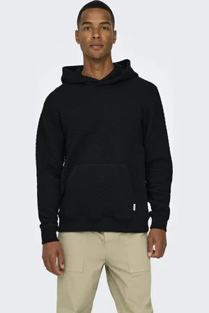 Only & Sons ONSADLER REG QUILT HOODIE SWEAT Heren Trui