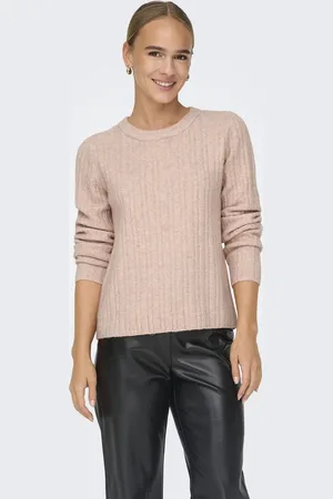 ONLY ONLJEANETT LIFE L/S RIB O-NECK CC KNT - Meisjes - Gebreide truien