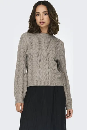 ONLY Rubina LS Cable Knit Trui Dames