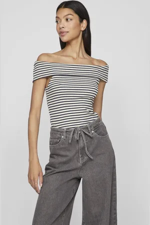 VILA VISALJA OFF SHOULDER TOP - Dames - Blouses