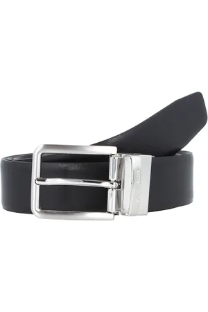 Strellson Omkeerbare riem leer - Jongens - 100 cm - black-dark brown