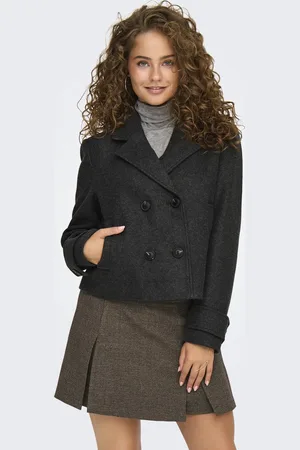 ONLY ONLFREJA LIFE SHORT DB JACKET OTW NOOS - Dames - Gewatteerde jassen