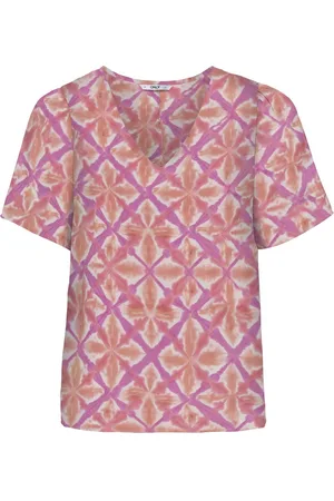 ONLY ONLALMA LIFE VIS S/S V-NECK TOP AOP - Meisjes - Blouses
