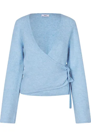 Envii Ada V-Neck Knit Clear SkyMelange maat M
