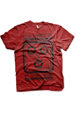 Back To The Future Flux Capacitor T-Shirt Tango-Red-2XL