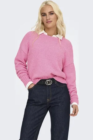ONLY Teresa Life Crew Loose Knitted Sweater Dames