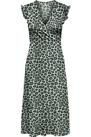 ONLY ONLMAY LIFE S/L WRAP MIDI DRESS JRS NOOS - Dames - Maxi jurken