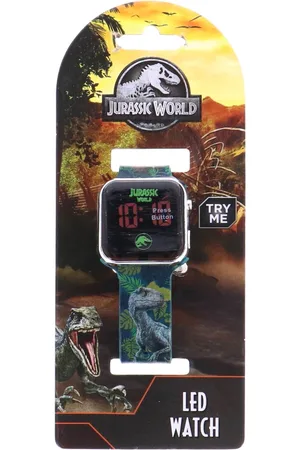 Accutime LED Watch Jurassic World - Kinderhorloge Met LED Display Voor Datum en Tijd - Groen
