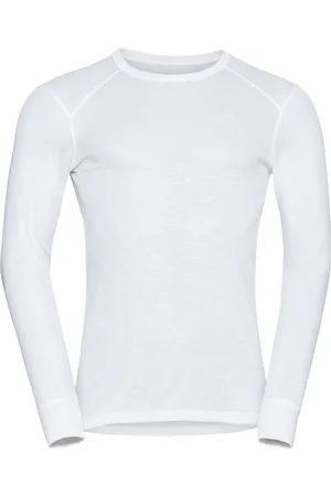 Odlo Active Warm Eco Crew Neck Longsleeve Heren, white