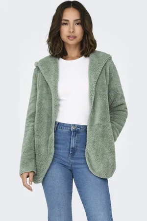 ONLY ONLCONTACT HOOD SHERPA COAT OTW CC - Dames - Gewatteerde jassen