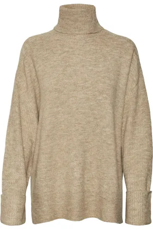 VERO MODA VMJUPITER LS HIGHNECK PULLOVER BF - Dames - Gebreide truien