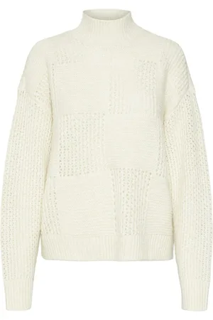 VERO MODA VMMOON LS HIGHNECK PULLOVER GA BF Dames Trui