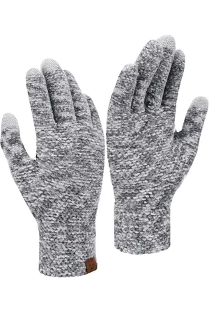 Merkloos Winterhandschoenen voor dames - Chenille - touchscreen - koud weer - warm - SMS - fietsen - rijden - hardlopen