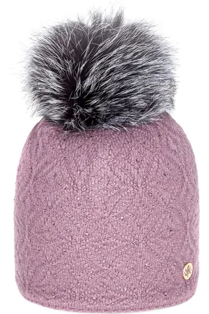 Granadilla Ducey Beanie - Lilac - Rhinestones & Voering