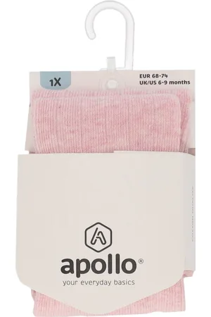Apollo Maillot Rib Pink Melange maat 68/74