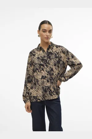 VERO MODA VMOFREYA L/S SHIRT WVN BTQ GA - Dames - Blouses
