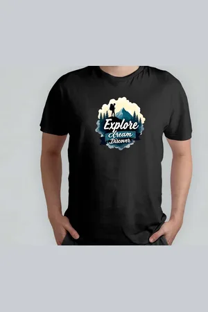 Build Your Brand Me Explore Dream Discover - T Shirt - HikingAdventures - TrailLife - MountainVibes - Wanderlust - WandelenInDeNatuur - Bergwandelen - WandelAvontuur - Buitenleven