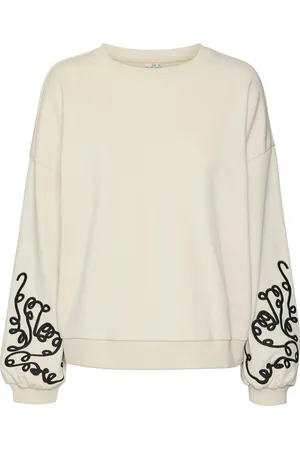 VERO MODA VMVELO L/S SWEAT JRS BTQ GA - Dames - Sweaters