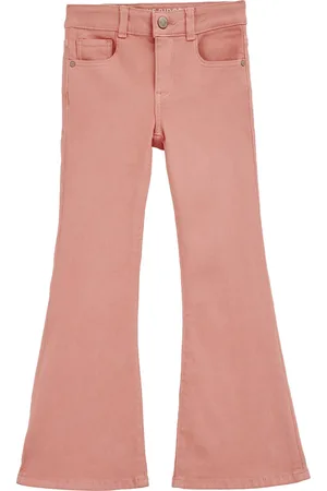 WE Fashion Meisjes wide leg jeans met stretch