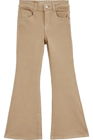 WE Fashion Meisjes wide leg jeans met stretch