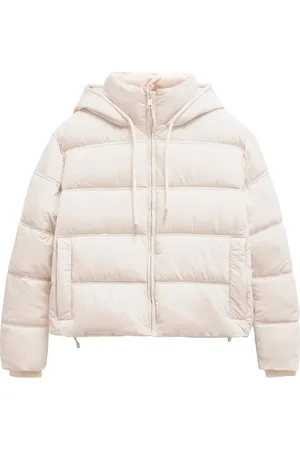 Merkloos Aventury puffer dames jas - Gewatteerde jas - Capuchon - Winter jas dames - Kort - Puffer jas - Cropped winter jas - - S