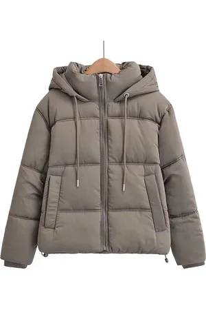 Merkloos Aventury Winterjas - Gewatteerde jas dames - Oversized puffer jas - Winterjas dames - S - 4