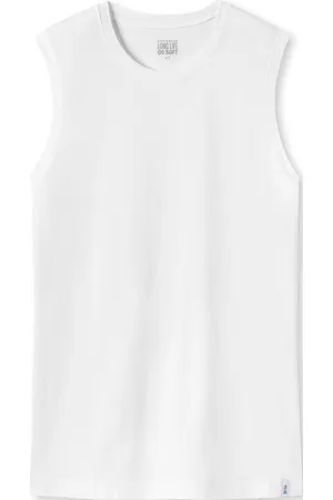 Schiesser Long Life Soft singlet (1-pack) - heren onderhemd modieuze snit