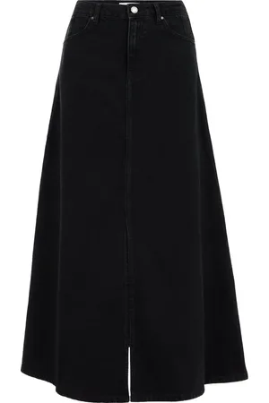 WE Fashion Dames denim maxi rok