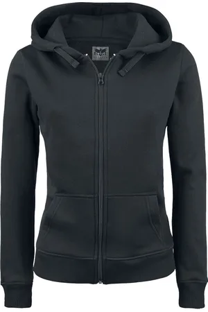 EMP Zwarte jas met capuchon Vrouwen - 3XL