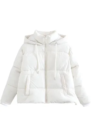 Merkloos Aventury Winterjas - Gewatteerde jas dames - Oversized puffer jas - Winterjas dames - S - 4