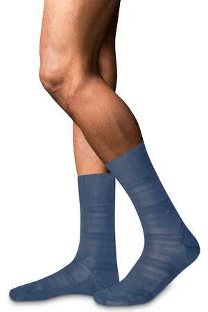 Falke Highshine herensokken - (bluestone)