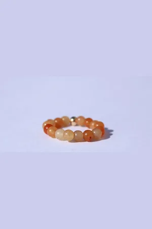 Bixorp Gems Edelsteen Ring van - 4mm Kralen Ring - Cadeau voor haar