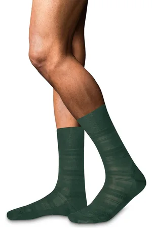 Falke Highshine herensokken - (hunter green)