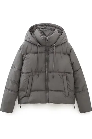Merkloos Aventury Winterjas - Gewatteerde jas dames - Oversized puffer jas - Winterjas dames - XS - 4