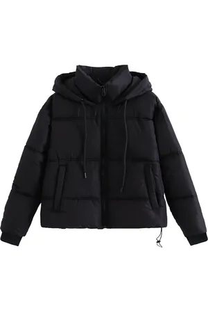 Merkloos Aventury Winterjas - Gewatteerde jas dames - Oversized puffer jas - Winterjas dames - S - 4