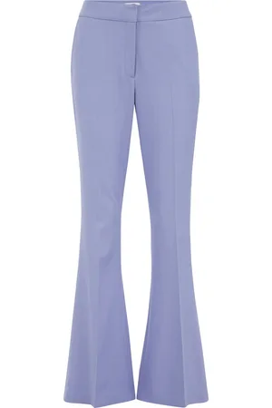 WE Fashion Dames Slim fit flared pantalon