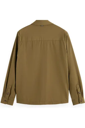 Scotch&Soda Nylon blend overshirt Heren Jas