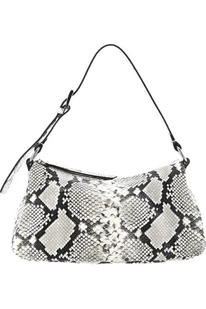 Abro+ Schoudertas Leather Pitone By My Side Hobo Bag Crème