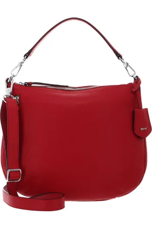 Abro+ Leren Schoudertas Leather Adria Hobo Bag Juna Rood