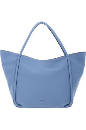Abro+ Leren Schoudertas Leather Dalia Shopper Willow Lichtblauw