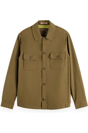 Scotch&Soda Nylon blend overshirt Heren Jas