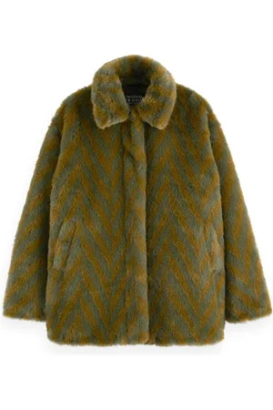 Scotch&Soda A-LINE FAUX FUR COAT Dames Jas