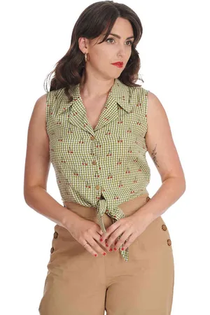Banned Retro Sweet Pea Blouse - XL