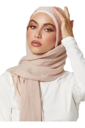 Merkloos DEETJE – Hijabsjaal - Hijab Dames Sjaal - Hijab Fashion - Dames Sjaal - Omslagdoek - Hijab Chiffon - - 197 * 87 cm