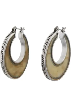 Behave Oorbellen - Oorringen met schelp - Beige