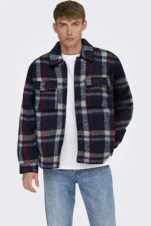 Only & Sons ONLY&SONS - ONSGIO LF CHECK PADDED JACKET OTW - Heren - Buitenjassen